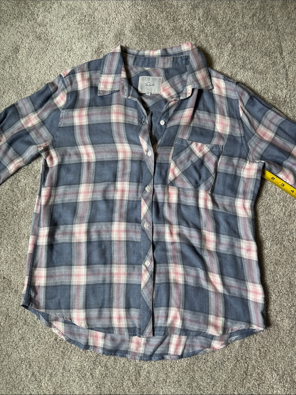 EUC - RAILS - Hunter Indigo Berry - Button-Up Shirt - SIZE MED